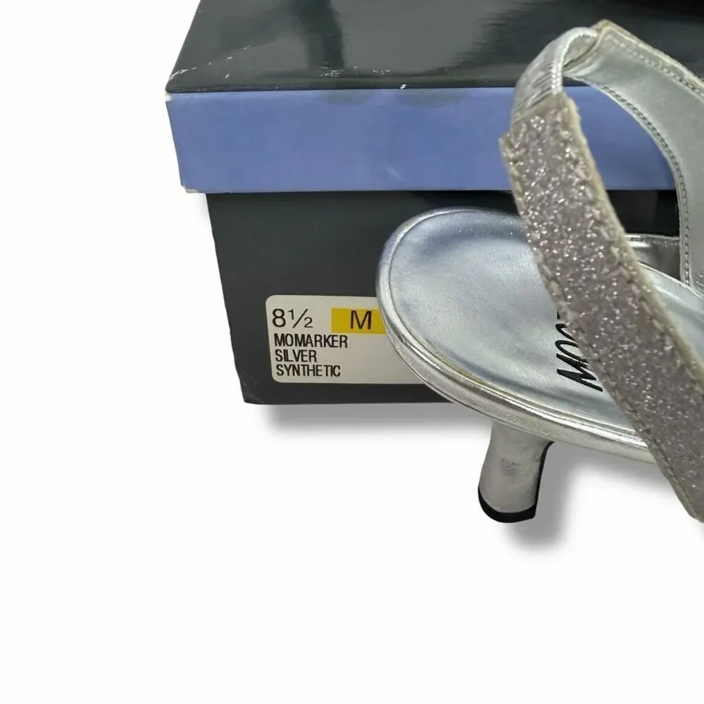 Mootsie Tootsies MoMarker Silver Sandal size 8.5